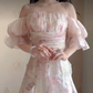 Robe de bal de princesse bustier à volants en satin long, robe de soirée C8117