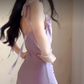Robe de bal de princesse bustier à volants en satin long, robe de soirée C8117