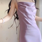 Robe de bal de princesse bustier à volants en satin long, robe de soirée C8117