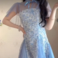 Mini robe de soirée en satin, sans bretelles, sans manches, ligne a, simple, C899