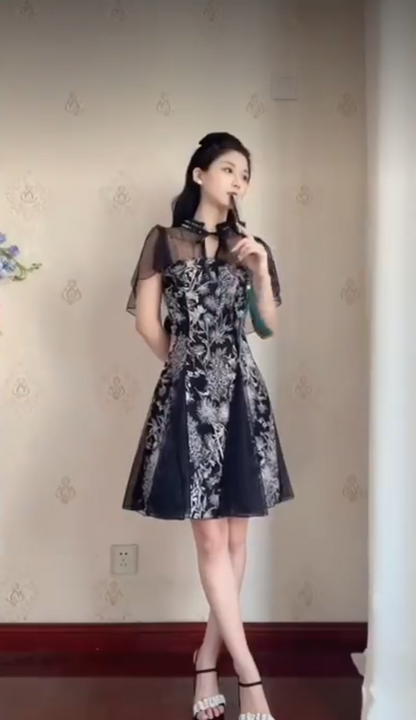 Mini robe de soirée en satin, sans bretelles, sans manches, ligne a, simple, C899