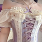 Robe de bal de princesse bustier à volants en satin long, robe de soirée C8117