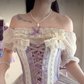 Robe de bal de princesse bustier à volants en satin long, robe de soirée C8117