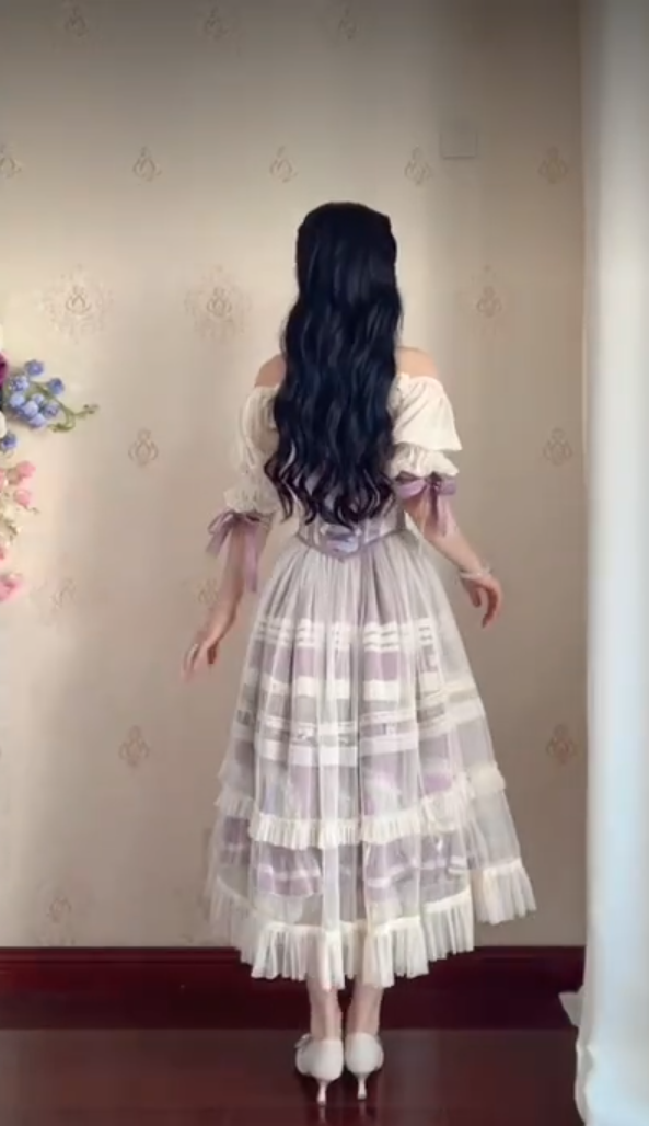 Robe de bal de princesse bustier à volants en satin long, robe de soirée C8117