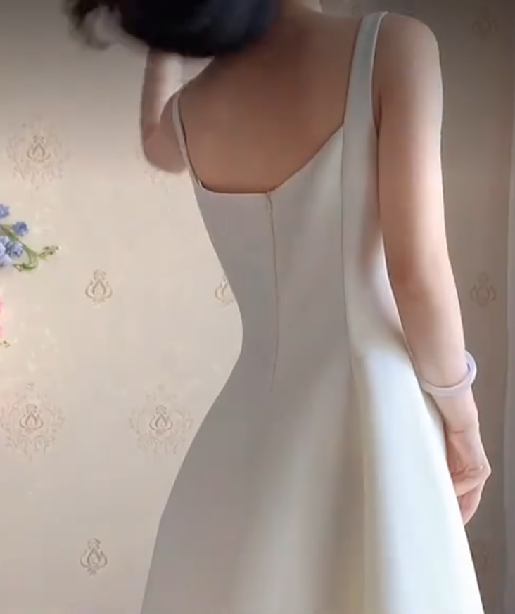 Robe de bal de princesse bustier à volants en satin long, robe de soirée C8117