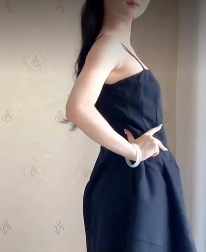 Robe de bal de princesse bustier à volants en satin long, robe de soirée C8117