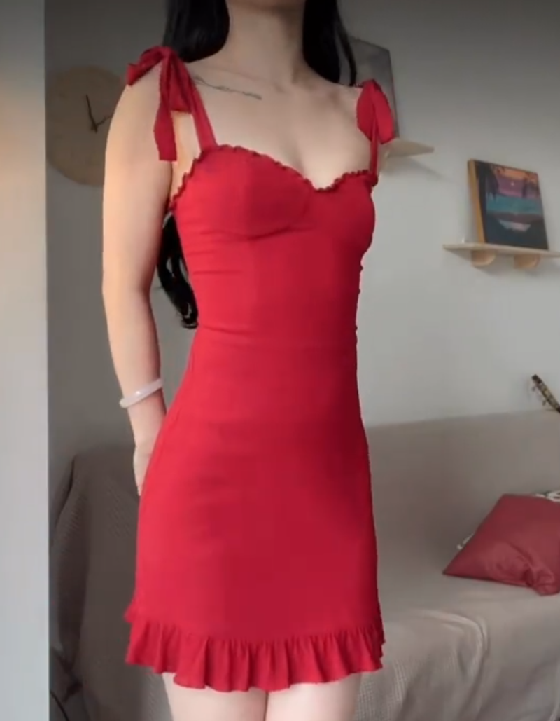 Mini robe de soirée en satin, sans bretelles, sans manches, ligne a, simple, C899