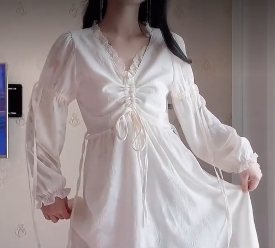 Robe de bal de princesse bustier à volants en satin long, robe de soirée C8117