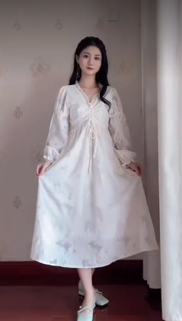 Robe de bal de princesse bustier à volants en satin long, robe de soirée C8117