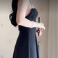 Robe de bal de princesse bustier à volants en satin long, robe de soirée C8117