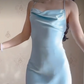 Robe de bal de princesse bustier à volants en satin long, robe de soirée C8117