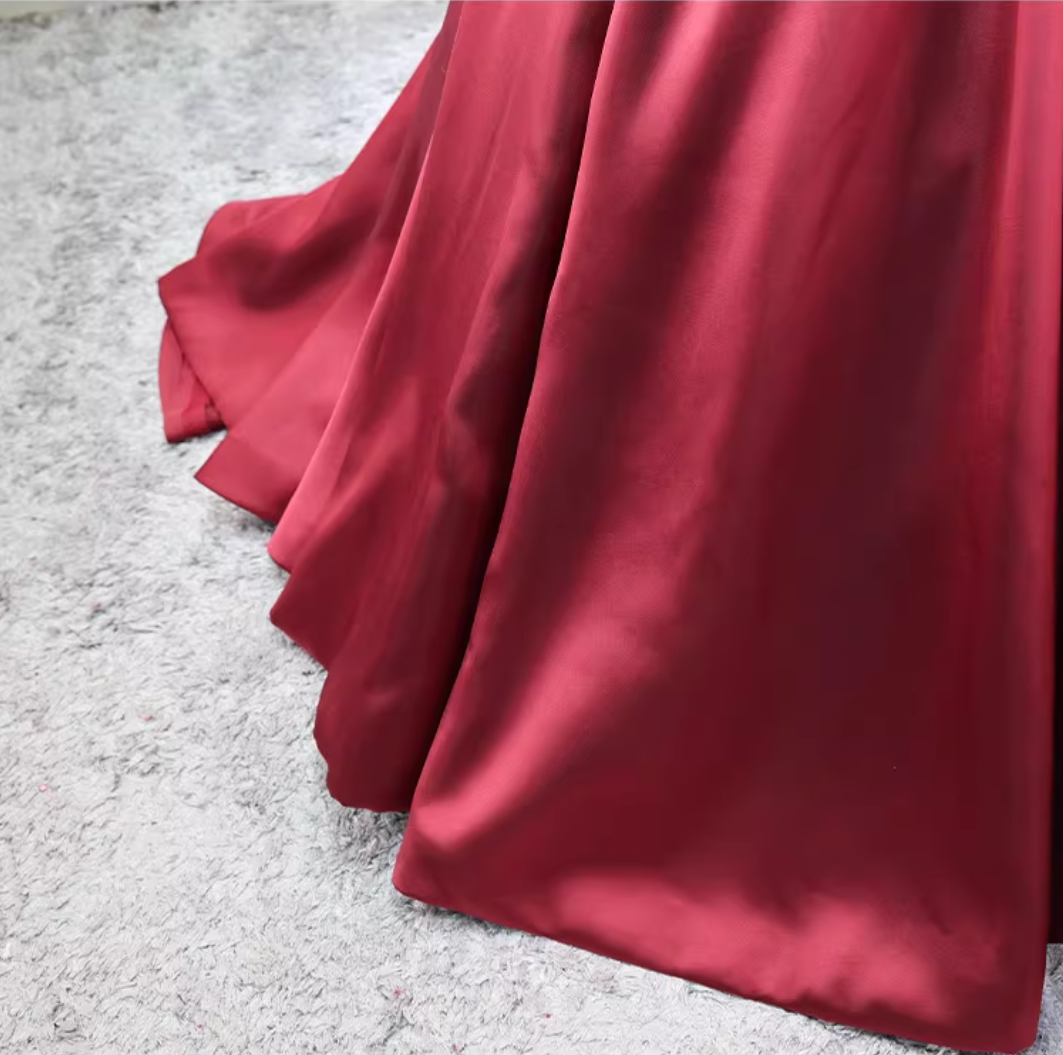 Jolie robe de bal en tulle à décolleté en cœur et longues couches rouges pour les robes de bal Sweet 16 C3210