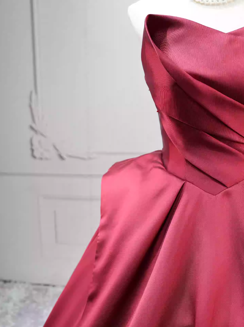 Jolie robe de bal en tulle à décolleté en cœur et longues couches rouges pour les robes de bal Sweet 16 C3210