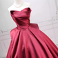 Jolie robe de bal en tulle à décolleté en cœur et longues couches rouges pour les robes de bal Sweet 16 C3210