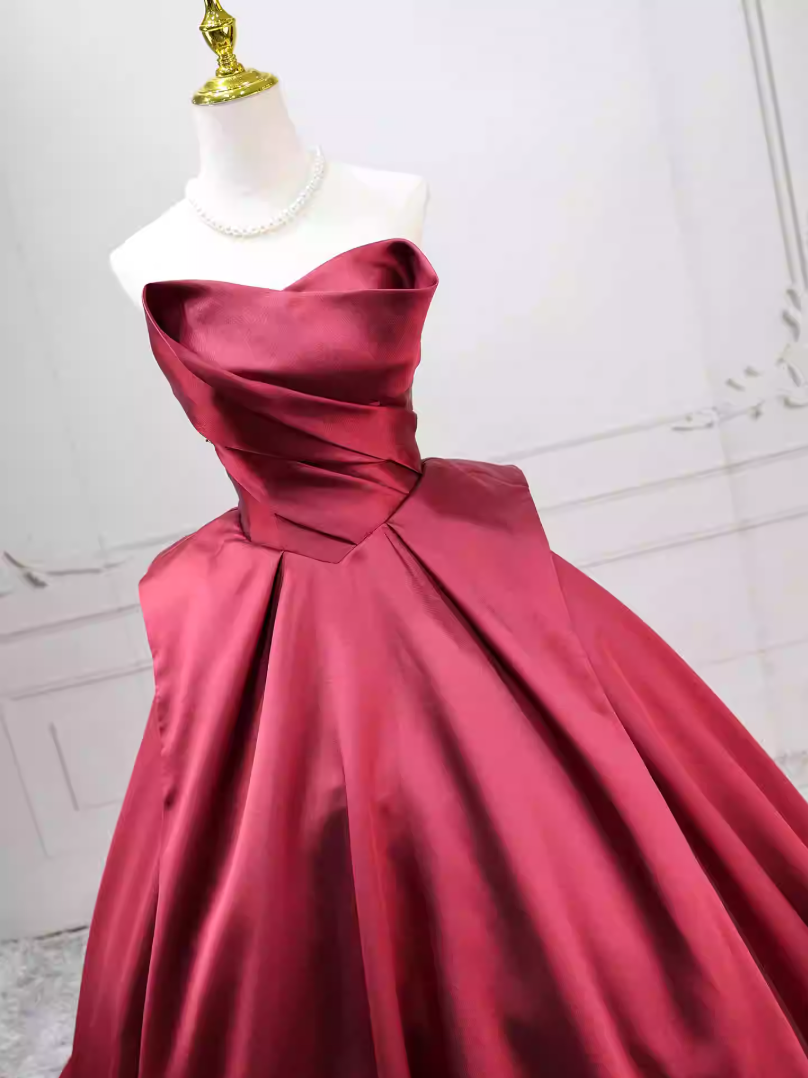 Jolie robe de bal en tulle à décolleté en cœur et longues couches rouges pour les robes de bal Sweet 16 C3210