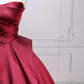 Jolie robe de bal en tulle à décolleté en cœur et longues couches rouges pour les robes de bal Sweet 16 C3210