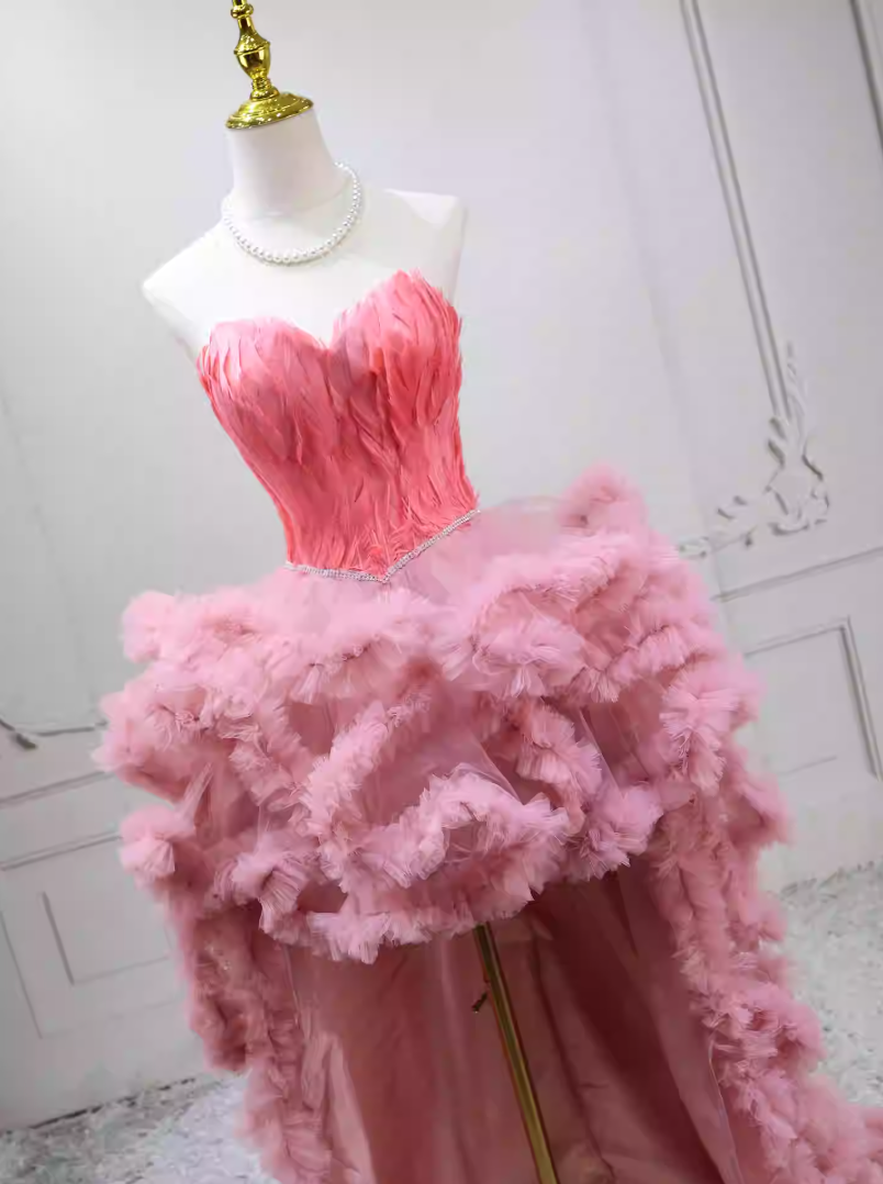 Mini robe de soirée en satin, sans bretelles, sans manches, ligne a, simple, C899