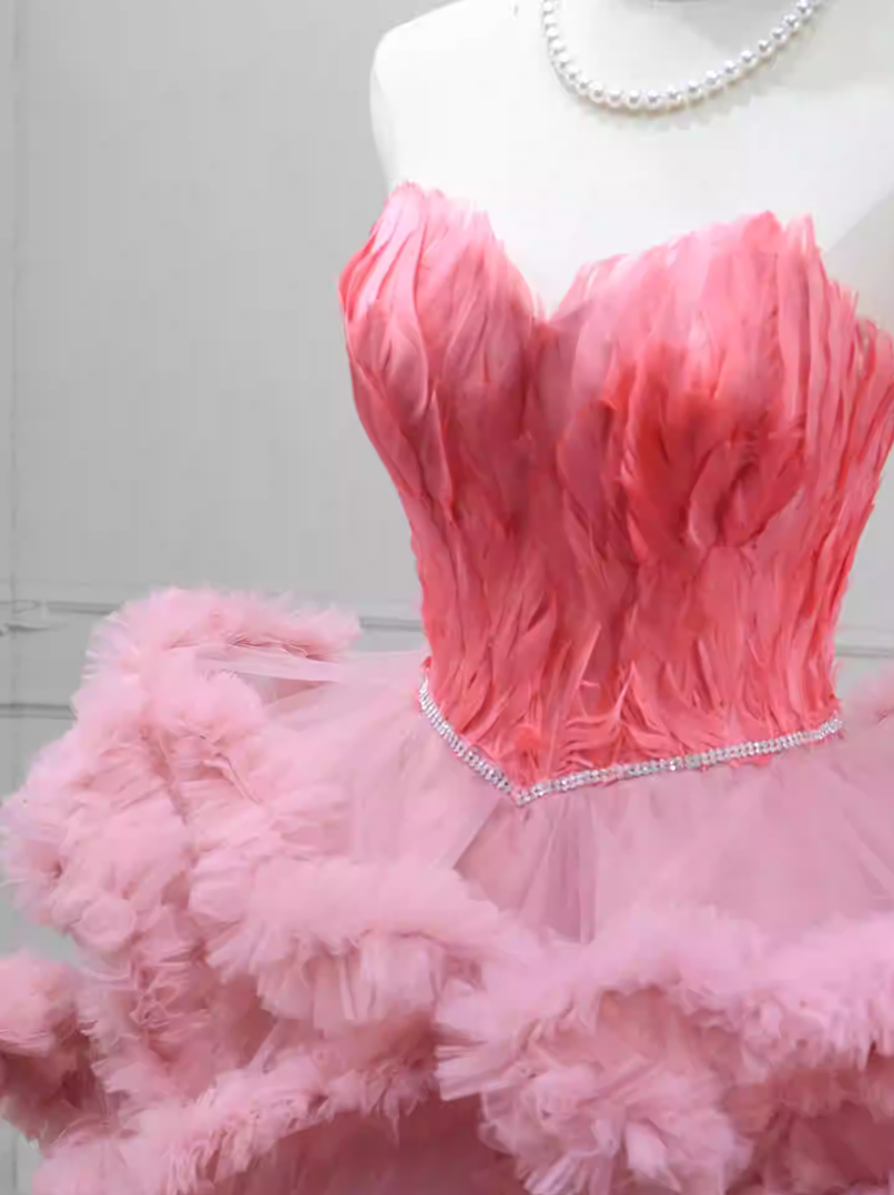 Mini robe de soirée en satin, sans bretelles, sans manches, ligne a, simple, C899