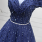 Jolie robe de bal en tulle à décolleté en cœur et longues couches rouges pour les robes de bal Sweet 16 C3210