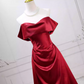 Robe de bal de princesse bustier à volants en satin long, robe de soirée C8117