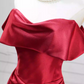 Robe de bal de princesse bustier à volants en satin long, robe de soirée C8117