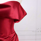 Robe de bal de princesse bustier à volants en satin long, robe de soirée C8117