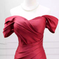 Robe de bal de princesse bustier à volants en satin long, robe de soirée C8117