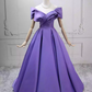 Elegant Strapless Purple Ball Gown Satin Sweet 16 Dresses C8281