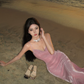 Robe de bal de princesse bustier à volants en satin long, robe de soirée C8117