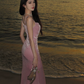 Robe de bal de princesse bustier à volants en satin long, robe de soirée C8117