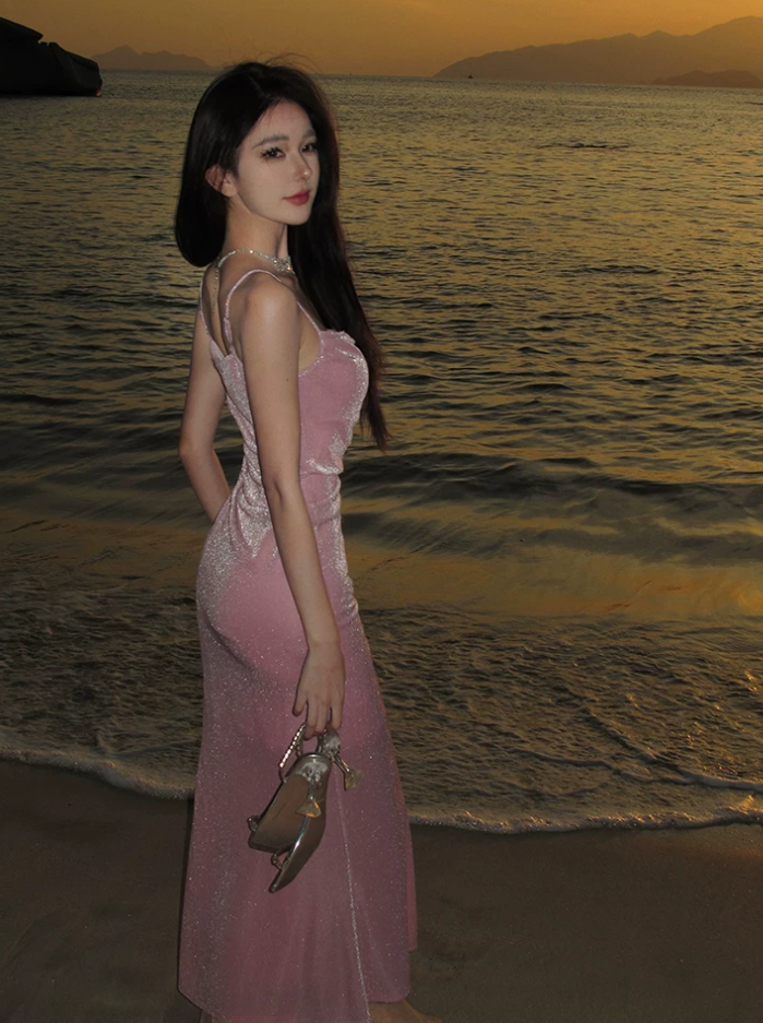 Robe de bal de princesse bustier à volants en satin long, robe de soirée C8117
