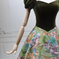 Fashion Dark Green Short Sleeve Ball Gown Short Sleeve Floral Sweet 16 Dresses C8291