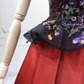 Sleek Off-the-Shoulder Red Ball Gown Floral Sequins Sweet 16 Dresses C8292