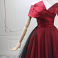 Glittering Off-the-Shoulder Red Ball Gown  Sequins Tulle Satin Sweet 16 Dresses C8293