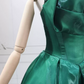 Alluring Strapless Green Ball Gown Satin Sweet 16 Dresses C8294