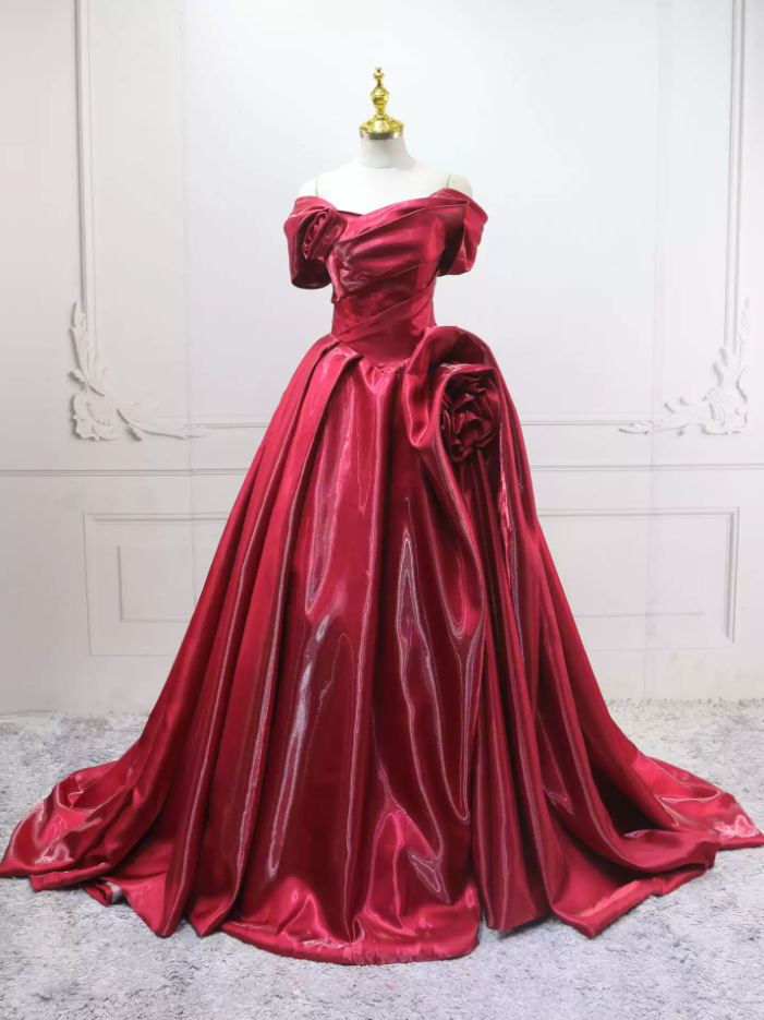 Jolie robe de bal en tulle à décolleté en cœur et longues couches rouges pour les robes de bal Sweet 16 C3210