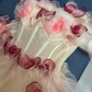 Jolie robe de bal en tulle à décolleté en cœur et longues couches rouges pour les robes de bal Sweet 16 C3210