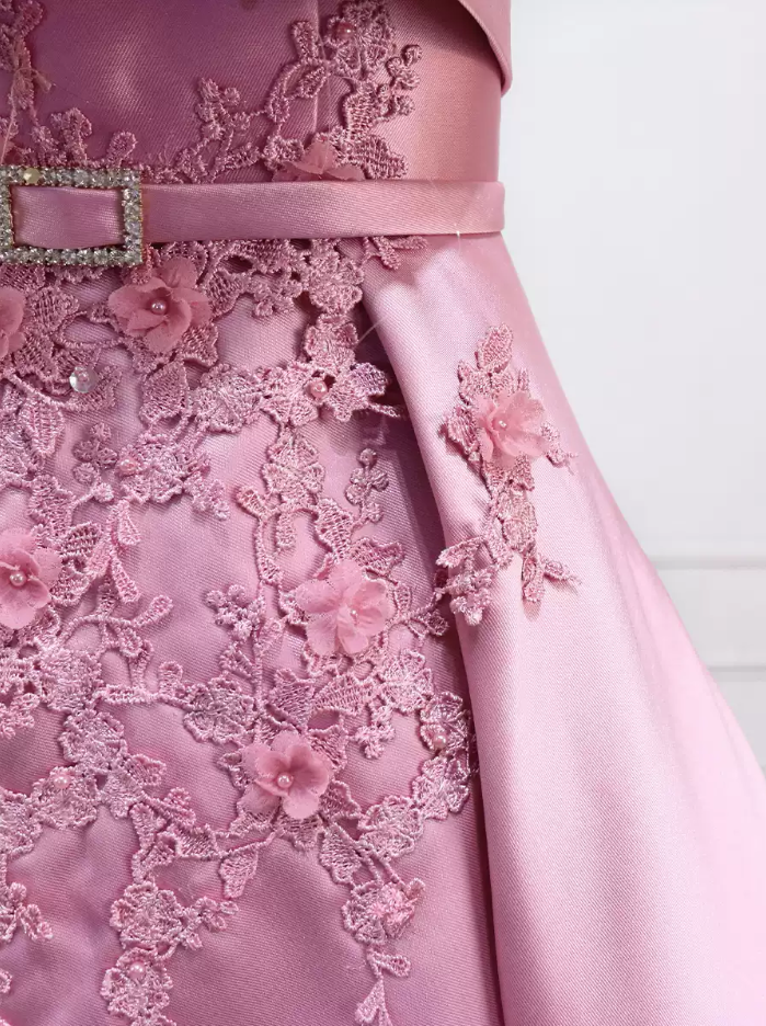 Mini robe de soirée en satin, sans bretelles, sans manches, ligne a, simple, C899