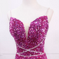 Robe de bal de princesse bustier à volants en satin long, robe de soirée C8117