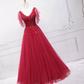 Jolie robe de bal en tulle à décolleté en cœur et longues couches rouges pour les robes de bal Sweet 16 C3210