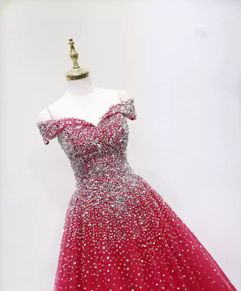 Jolie robe de bal en tulle à décolleté en cœur et longues couches rouges pour les robes de bal Sweet 16 C3210