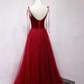 Robe de bal de princesse bustier à volants en satin long, robe de soirée C8117