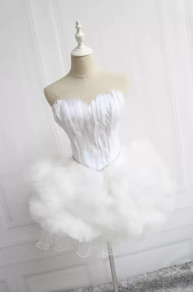 Mini robe de soirée en satin, sans bretelles, sans manches, ligne a, simple, C899