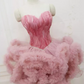 Mini robe de soirée en satin, sans bretelles, sans manches, ligne a, simple, C899
