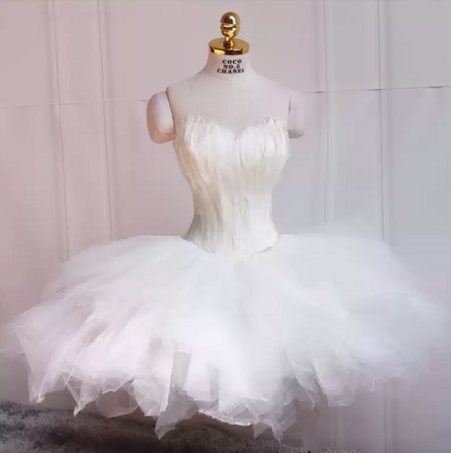 Mini robe de soirée en satin, sans bretelles, sans manches, ligne a, simple, C899