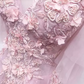 Robe de bal de princesse bustier à volants en satin long, robe de soirée C8117