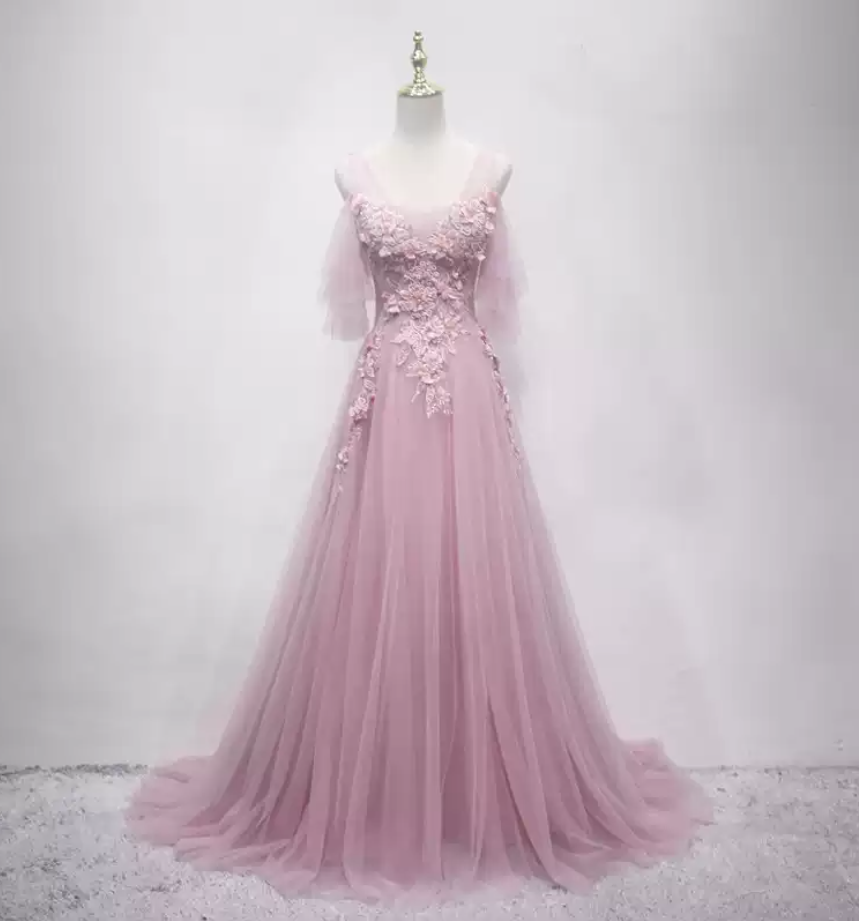 Robe de bal de princesse bustier à volants en satin long, robe de soirée C8117