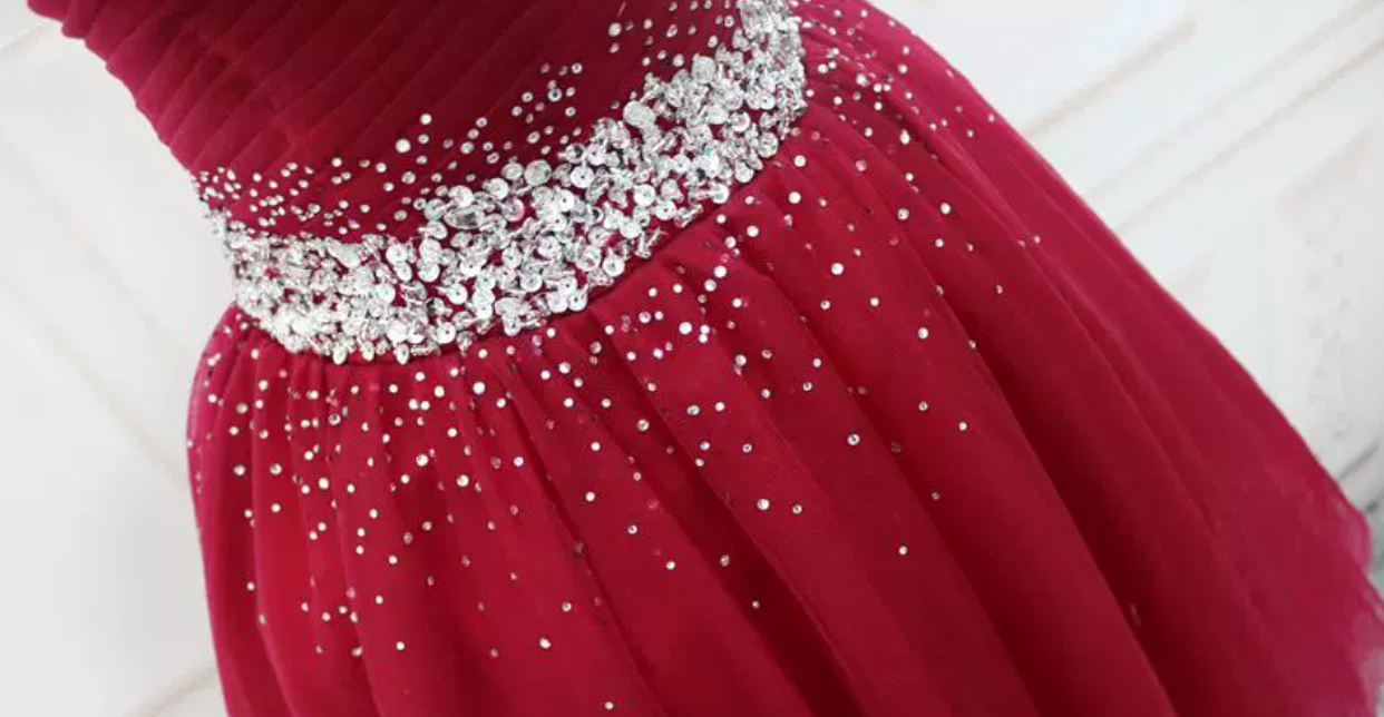 Mini robe de soirée en satin, sans bretelles, sans manches, ligne a, simple, C899