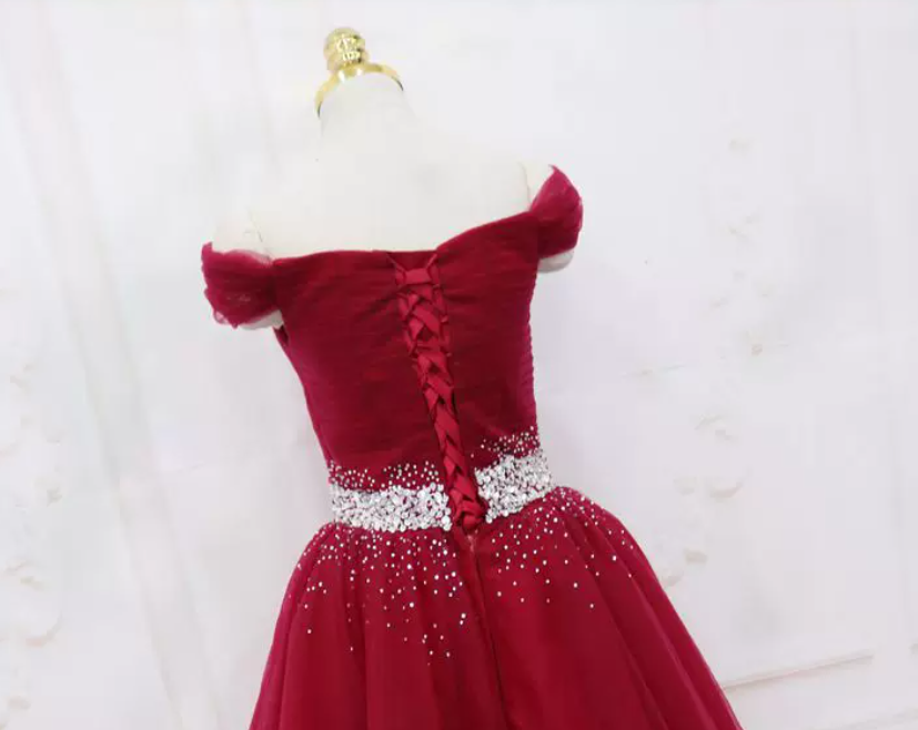 Mini robe de soirée en satin, sans bretelles, sans manches, ligne a, simple, C899