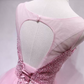Glittering Sequins Pink Homecoming Dress Tulle Birthday Dress C8347
